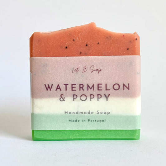 sabonete artesanal melancia exfoliante